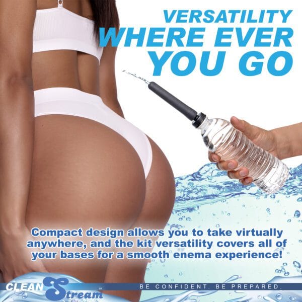Travel Enema Water Bottle Adapter Set Travel Enema Water Bottle Adapter Set