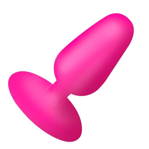 Flexible Vibrating Silicone Butt Plug - Pink Flexible Vibrating Silicone Butt Plug - Pink