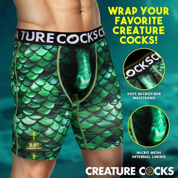 Creature Wear Cockness Monster Lake Creature Boxer Shorts - X-Large Creature Wear Cockness Monster Lake Creature Boxer Shorts - X-Large