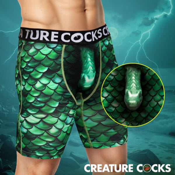 Creature Wear Cockness Monster Lake Creature Boxer Shorts - X-Large Creature Wear Cockness Monster Lake Creature Boxer Shorts - X-Large