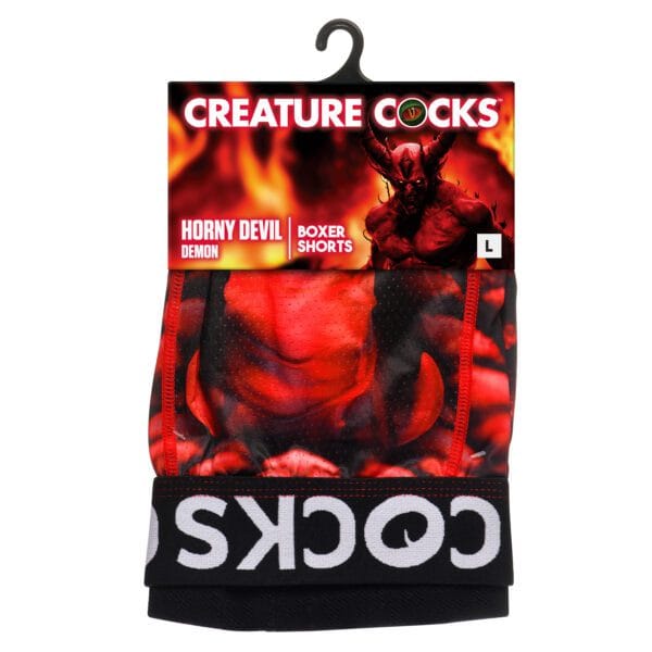 Creature Wear Horny Devil Demon Boxer Shorts - Large Creature Wear Horny Devil Demon Boxer Shorts - Large
