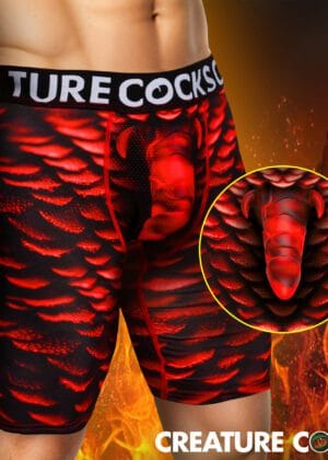 Creature Wear Horny Devil Demon Boxer Shorts - Medium