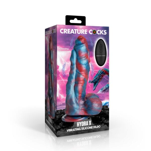 Hydra X Vibrating Silicone Dildo