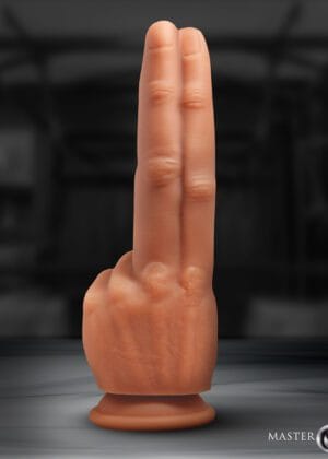 The Pleaser Double Finger Silicone Dildo