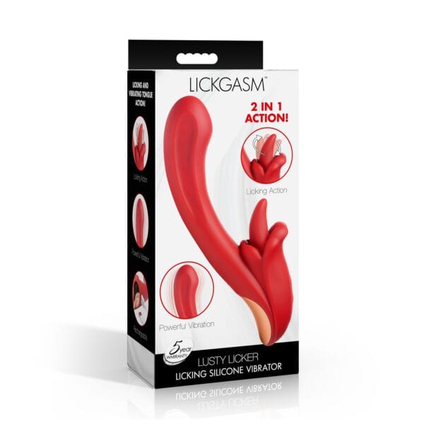 Lusty Licker Licking Silicone Vibrator Lusty Licker Licking Silicone Vibrator