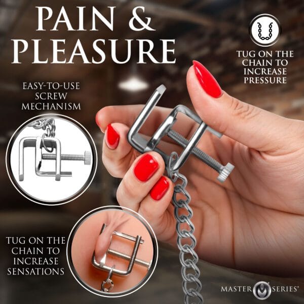Pressure Vice Metal Nipple Clamps Pressure Vice Metal Nipple Clamps