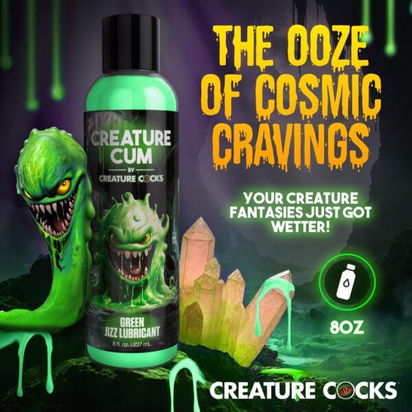 Creature Cum Green Jizz Lubricant - 8oz Creature Cum Green Jizz Lubricant - 8oz