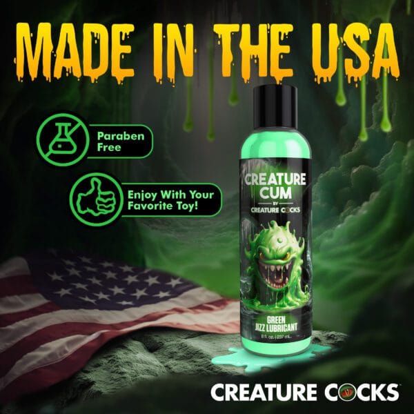 Creature Cum Green Jizz Lubricant - 8oz Creature Cum Green Jizz Lubricant - 8oz