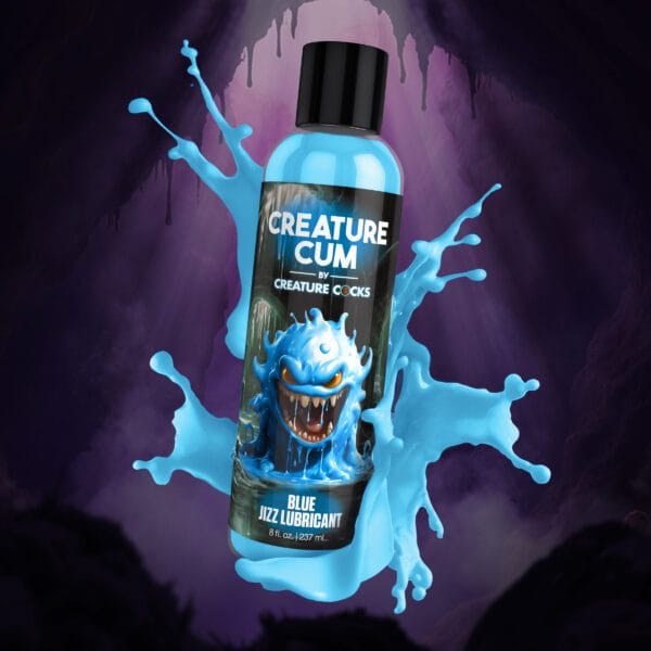 Creature Cum Blue Jizz Lubricant - 8oz Creature Cum Blue Jizz Lubricant - 8oz