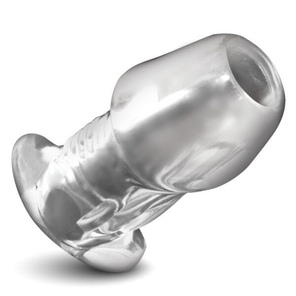 Dicked Clear Hollow Anal Plug - X-Large Dicked Clear Hollow Anal Plug - X-Large