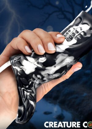Night Prowler Squirting Silicone Penis Enhancer - Silver