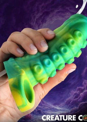 Tentacle Squirting Silicone Penis Enhancer - Green