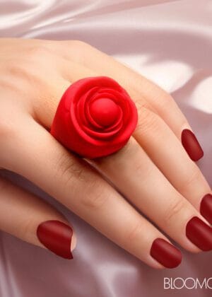 Rose Ring Discreet Finger Vibrator