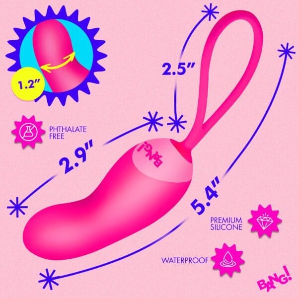 Silicone Mini Vibe w/ Remote - Pink Silicone Mini Vibe w/ Remote - Pink