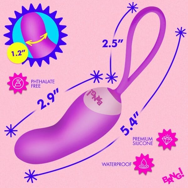 Silicone Mini Vibe w/ Remote - Purple Silicone Mini Vibe w/ Remote - Purple