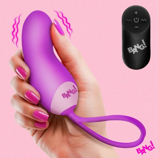 Silicone Mini Vibe w/ Remote - Purple Silicone Mini Vibe w/ Remote - Purple