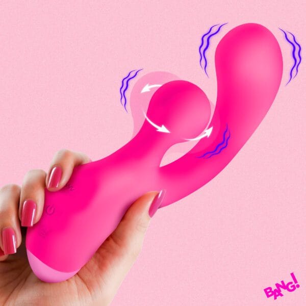 Gyro Rabbit Silicone Vibrator - Pink Gyro Rabbit Silicone Vibrator - Pink
