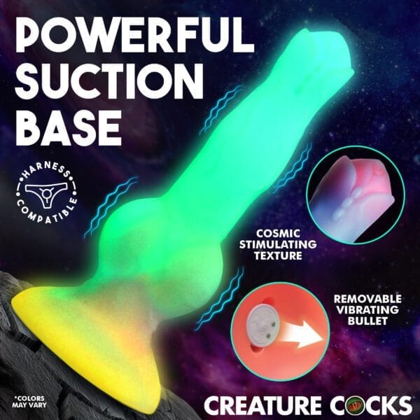 Astro Cock Vibrating Glow-in-the-Dark Silicone Dildo Astro Cock Vibrating Glow-in-the-Dark Silicone Dildo