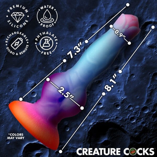 Astro Cock Vibrating Glow-in-the-Dark Silicone Dildo Astro Cock Vibrating Glow-in-the-Dark Silicone Dildo