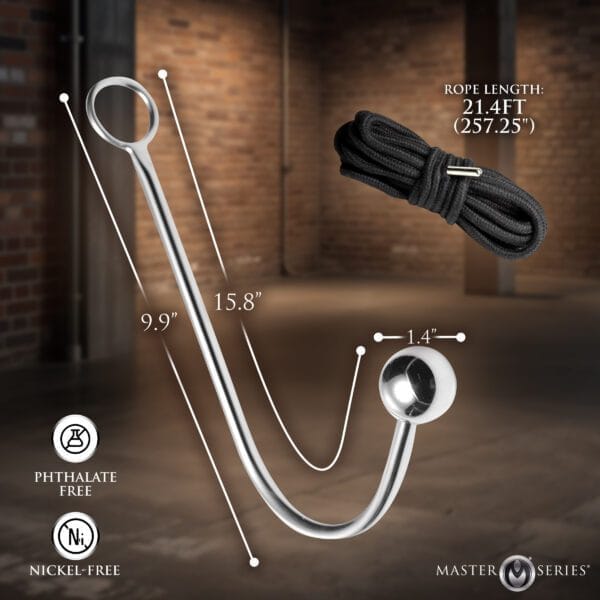 New Roped Anal Hook with Rope