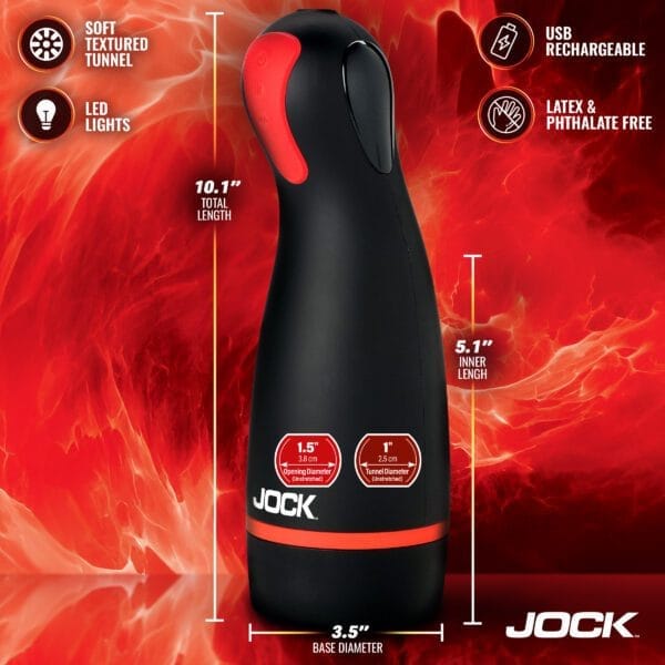 Blaze Vibrating, Sucking, and Warming Masturbator Blaze Vibrating, Sucking, and Warming Masturbator