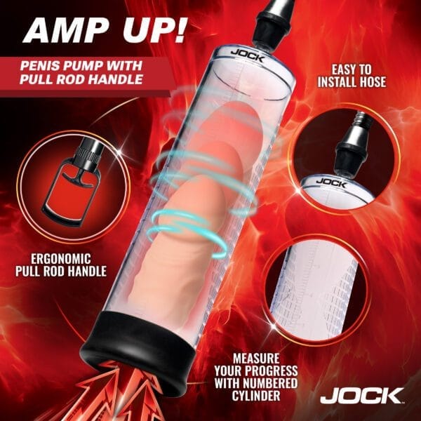 Amp Up Penis Pump with Pull Handle Amp Up Penis Pump with Pull Handle