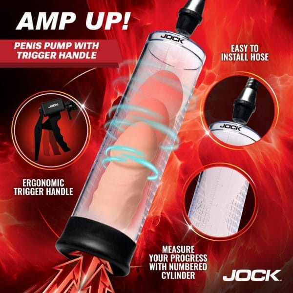 Amp Up Penis Pump with Trigger Handle Amp Up Penis Pump with Trigger Handle