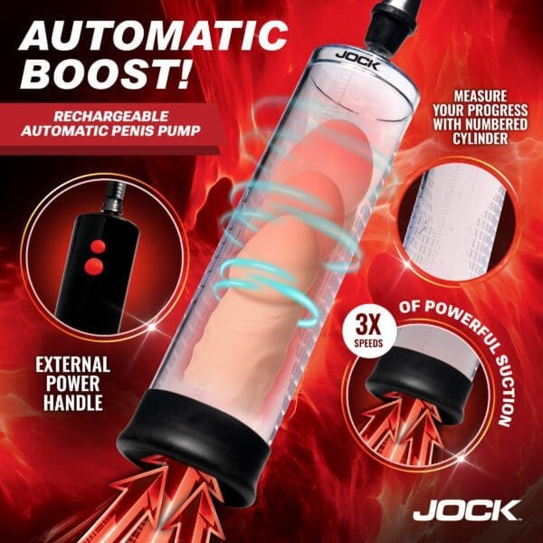 Power Up Rechargeable Automatic Penis Pump