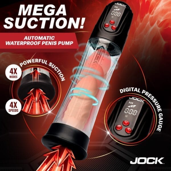 Power Up Digital Automatic Waterproof Penis Pump Power Up Digital Automatic Waterproof Penis Pump