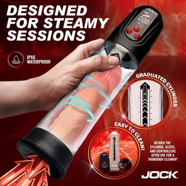 Power Up Digital Automatic Waterproof Penis Pump Power Up Digital Automatic Waterproof Penis Pump