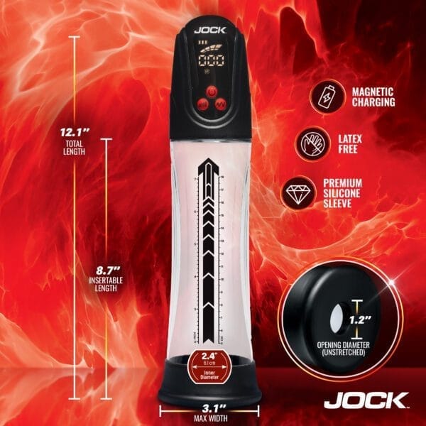 Power Up Digital Automatic Waterproof Penis Pump Power Up Digital Automatic Waterproof Penis Pump
