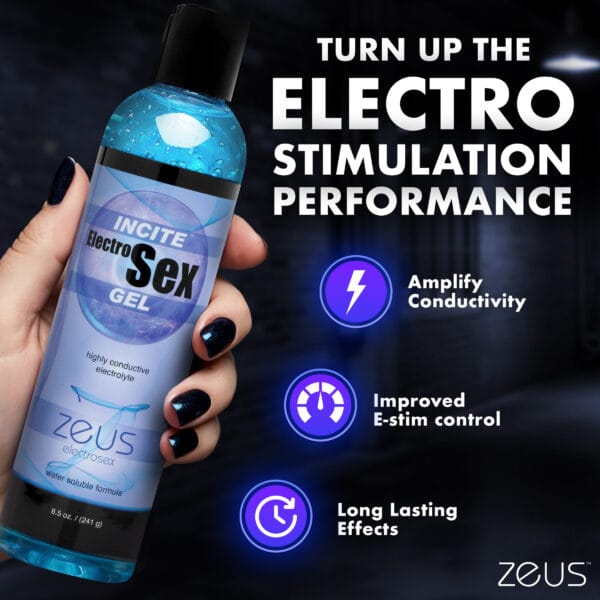 Zeus Incite Electrosex Gel - 8.5 oz Zeus Incite Electrosex Gel - 8.5 oz