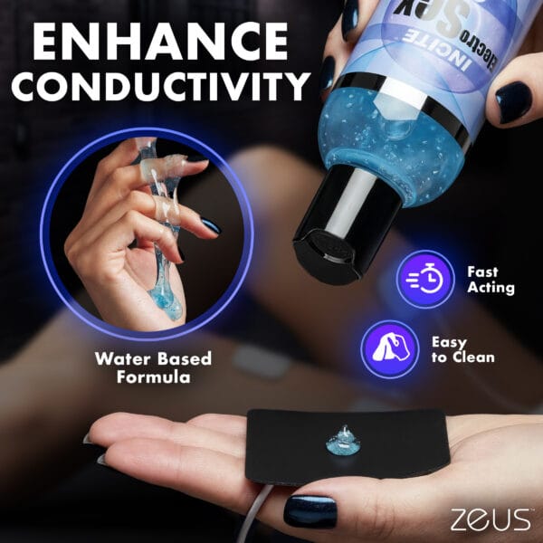 Zeus Incite Electrosex Gel - 8.5 oz Zeus Incite Electrosex Gel - 8.5 oz