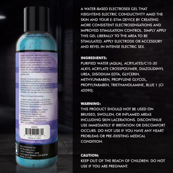 Zeus Incite Electrosex Gel - 8.5 oz Zeus Incite Electrosex Gel - 8.5 oz