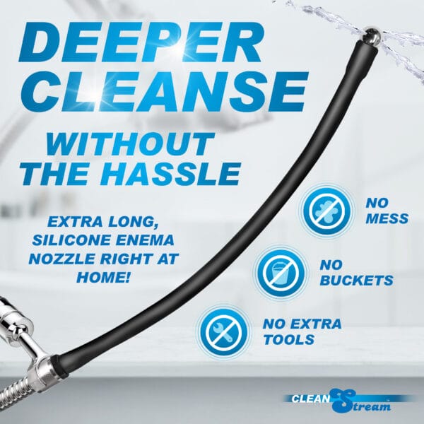 Premium Silicone Enema Hose - 1.5 Meter