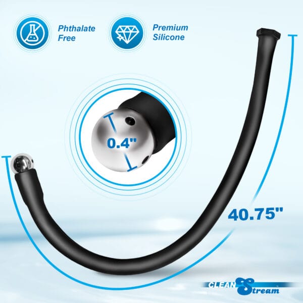 Premium Silicone Enema Hose - 1 Meter Premium Silicone Enema Hose - 1 Meter