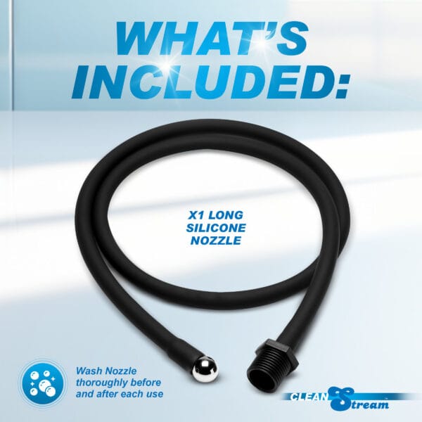 Premium Silicone Enema Hose - 1.5 Meter