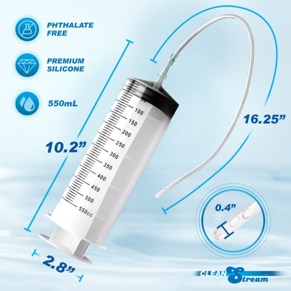 Enema Syringe with Tube - 550ml Enema Syringe with Tube - 550ml