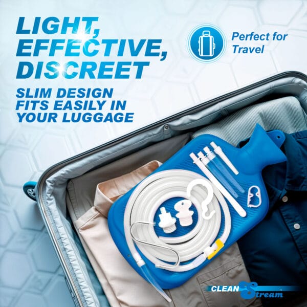 Deluxe Shower Enema Kit with 5 Tips