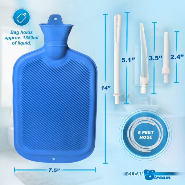 Deluxe Shower Enema Kit with 5 Tips