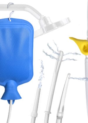 Deluxe Shower Enema Kit with 5 Tips