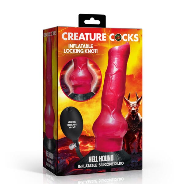 Hell Hound Inflatable Silicone Dildo Hell Hound Inflatable Silicone Dildo