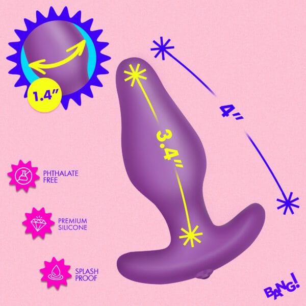 Vibrating Silicone Butt Plug with Digital Remote Vibrating Silicone Butt Plug with Digital Remote