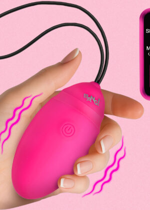 Vibrating Silicone Egg with Digital Remote