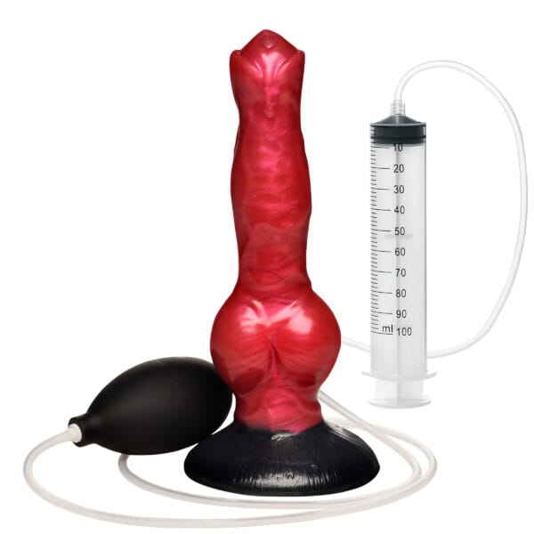 Hell Hound Squirting Silicone Dildo Hell Hound Squirting Silicone Dildo
