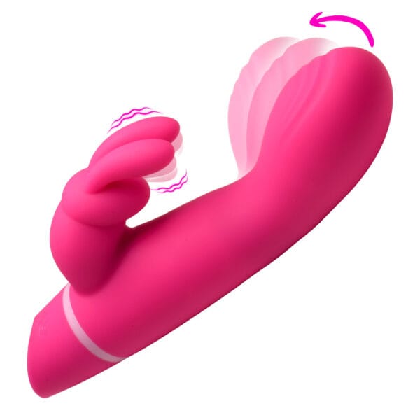 Come Hither Silicone Rabbit Vibrator - Pink Come Hither Silicone Rabbit Vibrator - Pink