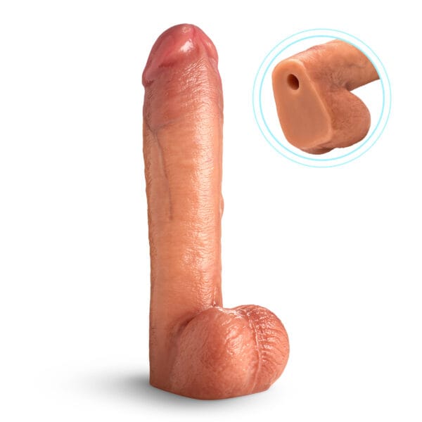12" Cock Lock Dildo with Balls 12" Cock Lock Dildo with Balls