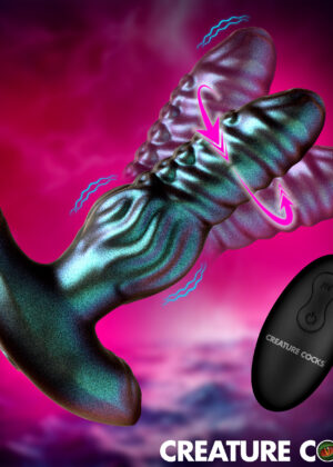 Octo-Squirm Vibrating & Squirming Silicone Anal Plug
