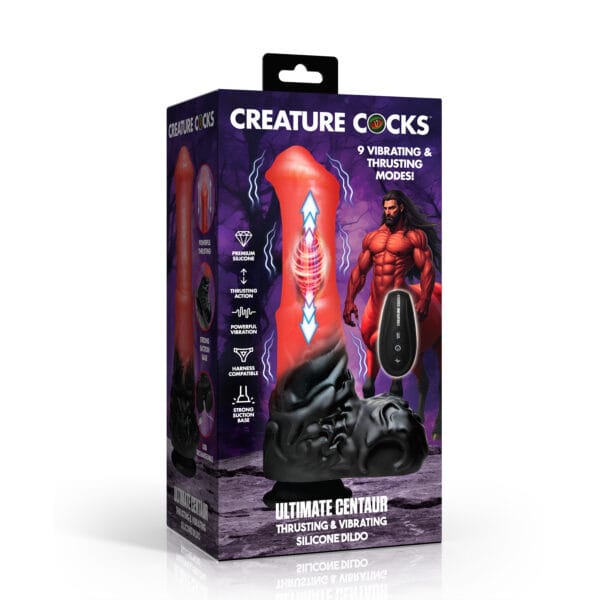 Ultimate Centaur Thrusting & Vibrating Silicone Dildo Ultimate Centaur Thrusting & Vibrating Silicone Dildo