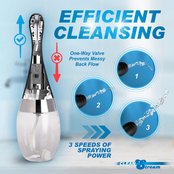 Automatic Enema Bulb with 5 Jet Premium Silicone Nozzle Automatic Enema Bulb with 5 Jet Premium Silicone Nozzle